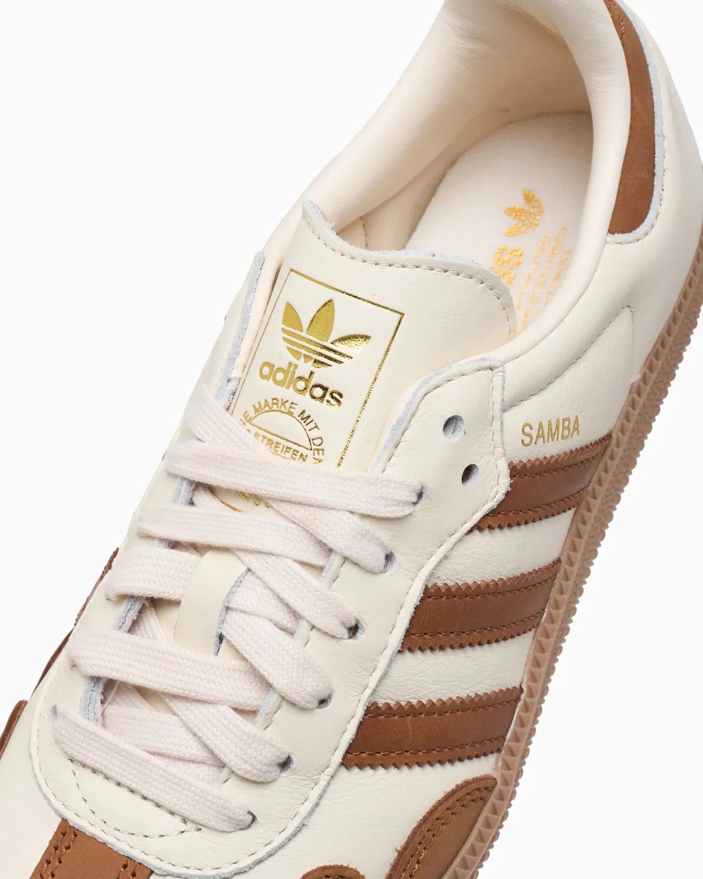 adidas Samba OG Wonder Blanc / Bronze Foncé (Femme)