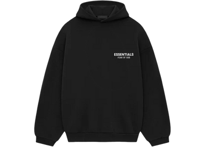 Sweat à capuche Essentials Fear Of God en polaire noir