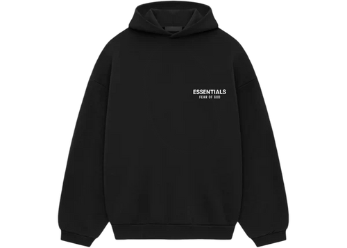Sweat à capuche Essentials Fear Of God en polaire noir