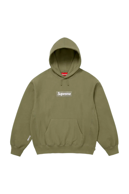 Supreme sweat à capuche Box Logo kaki (FW25)