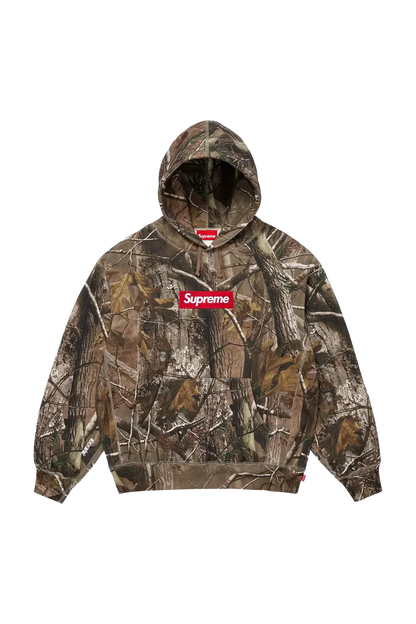 Supreme sweat à capuche Box Logo kaki (FW25)