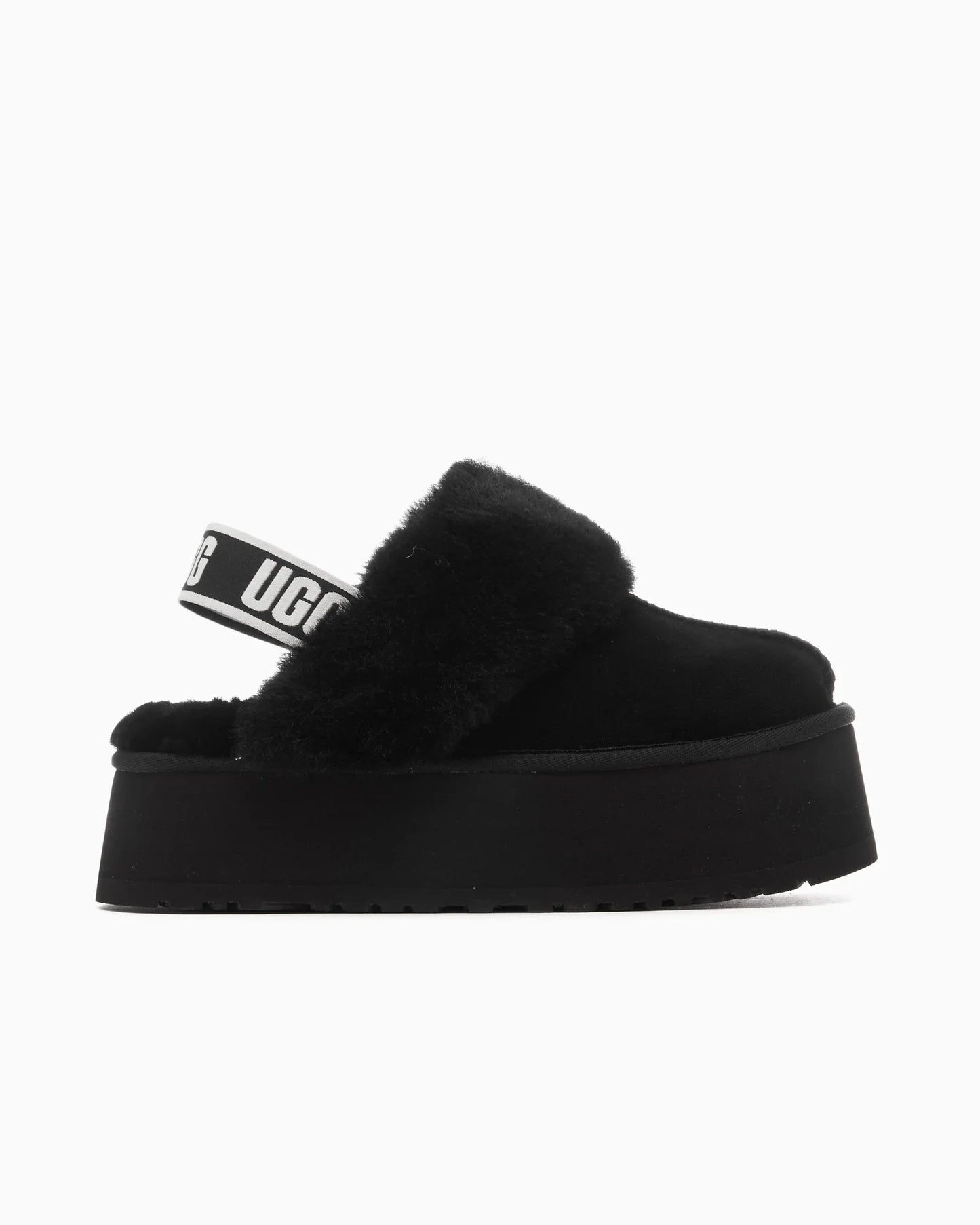 UGG Funkette Pantoufle Noire