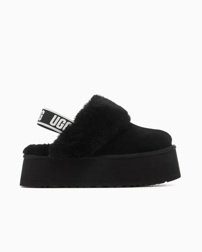 UGG Funkette Pantoufle Noire