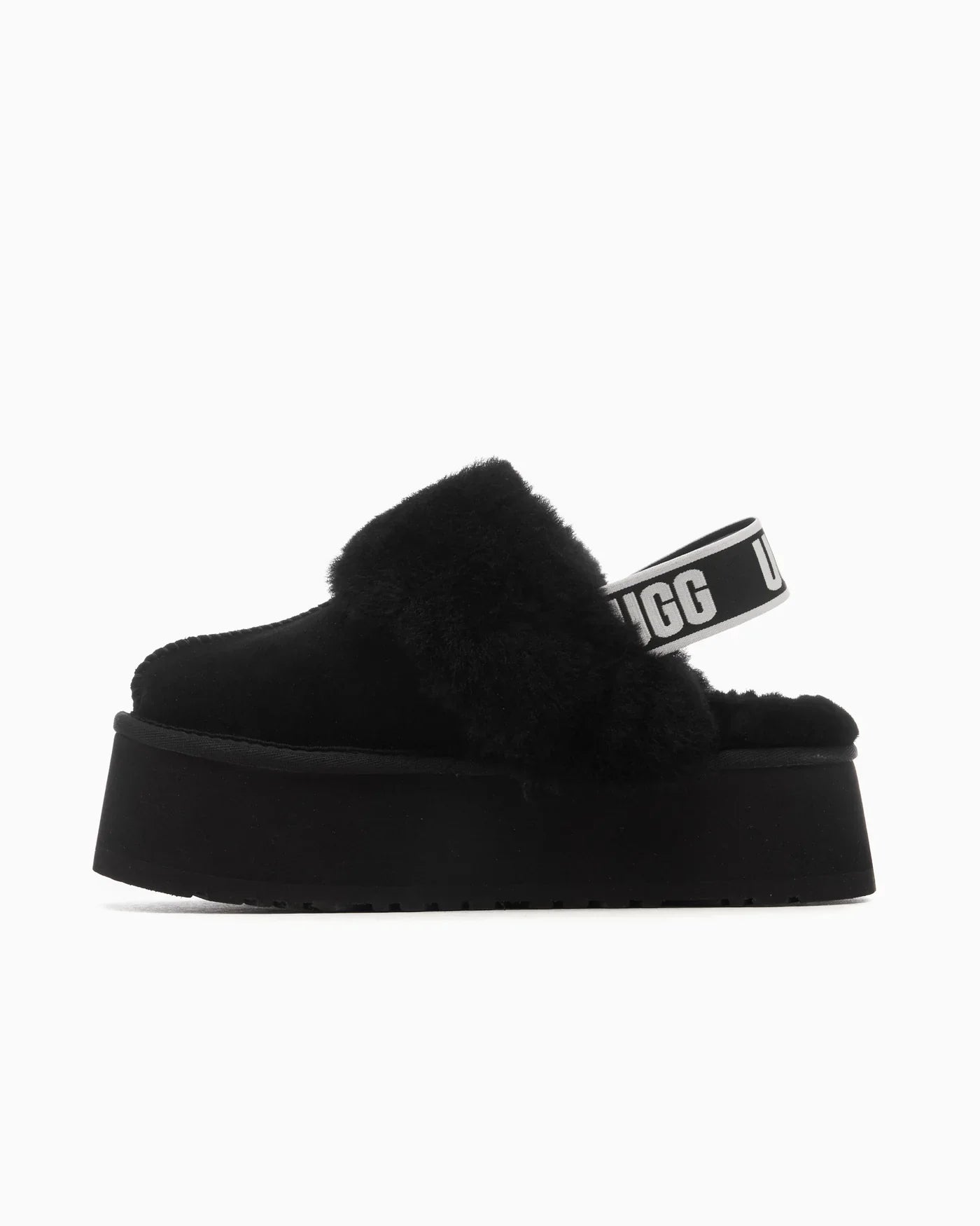 UGG Funkette Pantoufle Noire