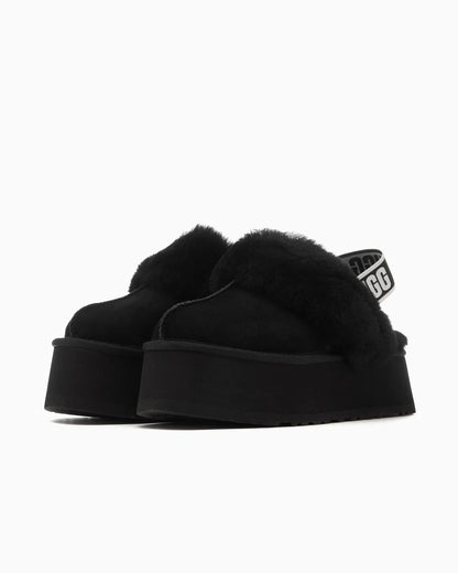 UGG Funkette Pantoufle Noire