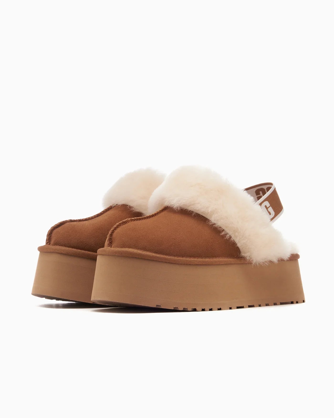 UGG Funkette Pantoufle Noisette (Femme)