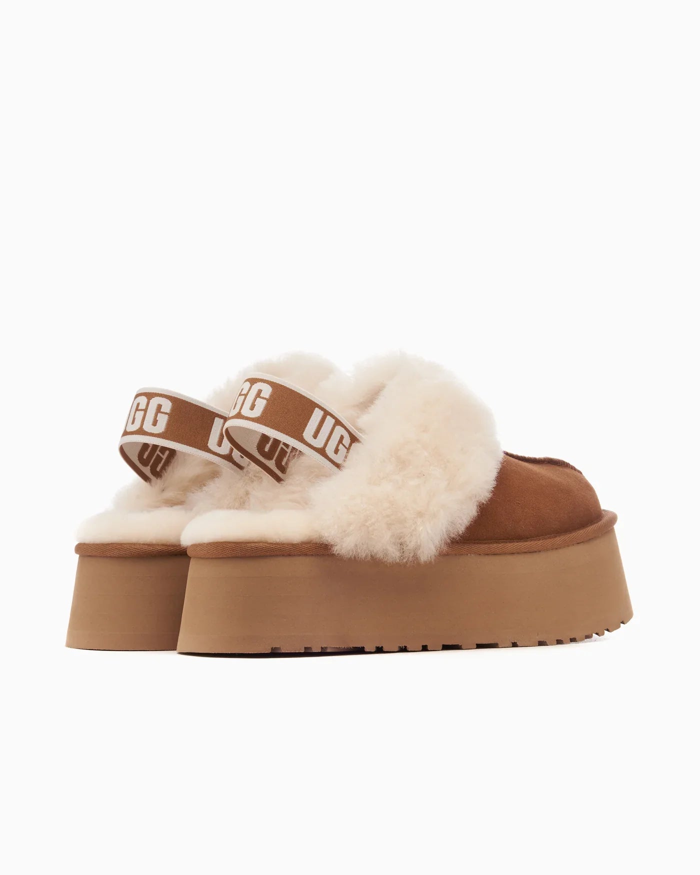 UGG Funkette Pantoufle Noisette (Femme)