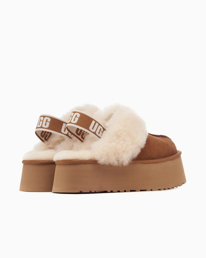 UGG Funkette Pantoufle Noisette (Femme)