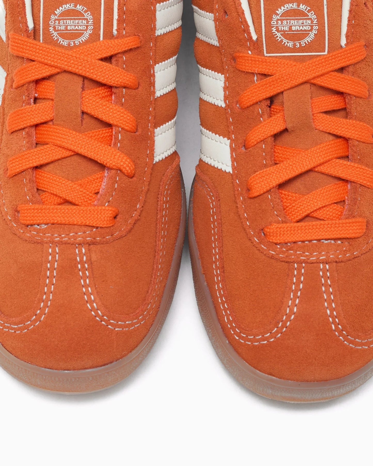 adidas Originals Gazelle Indoor orange blanc cassé doré métallisé