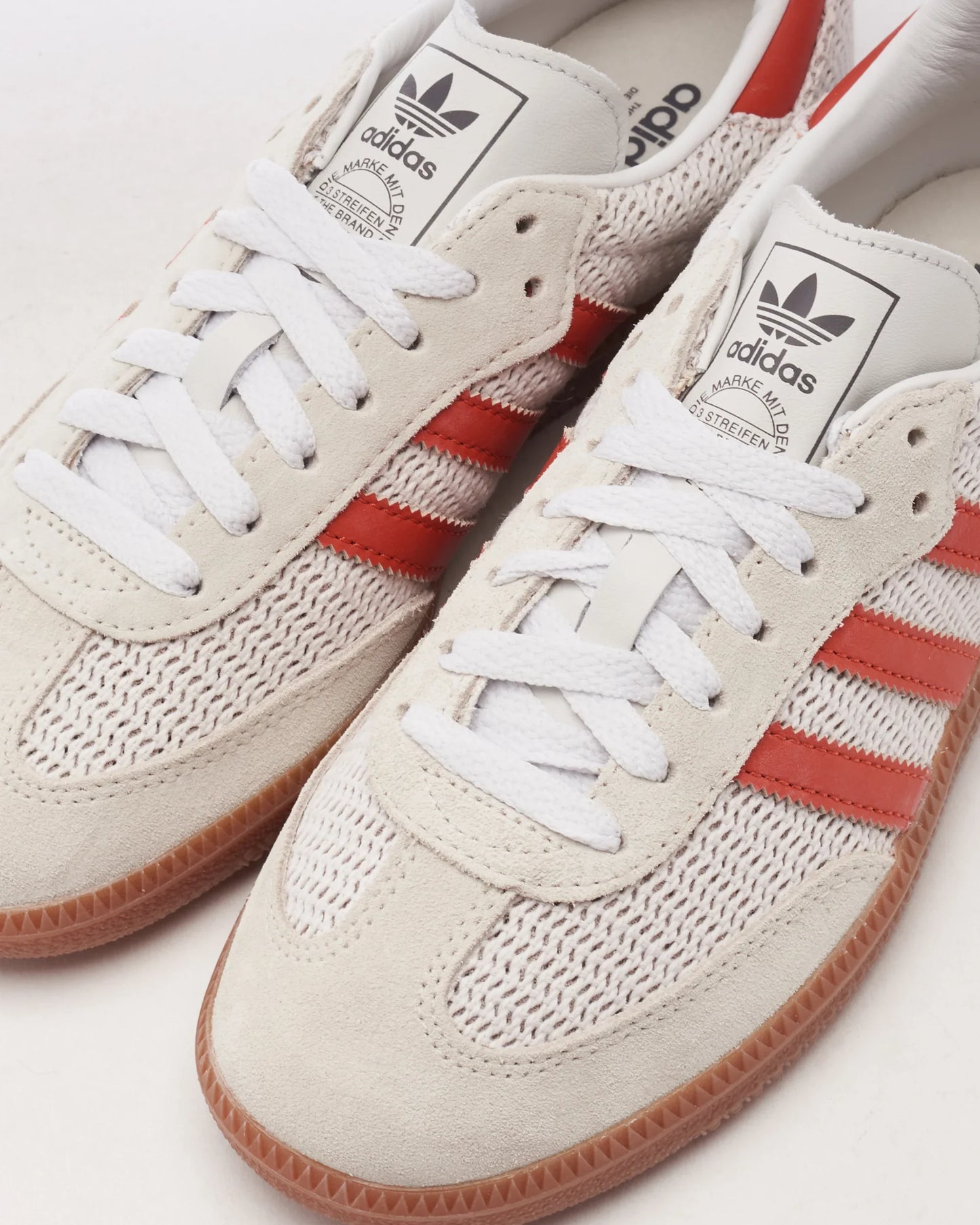 adidas Samba OG Blanc cristal et Rouge d'occasion