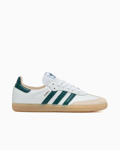 adidas Samba OG Blanc Nuage Vert Collegiate Gum