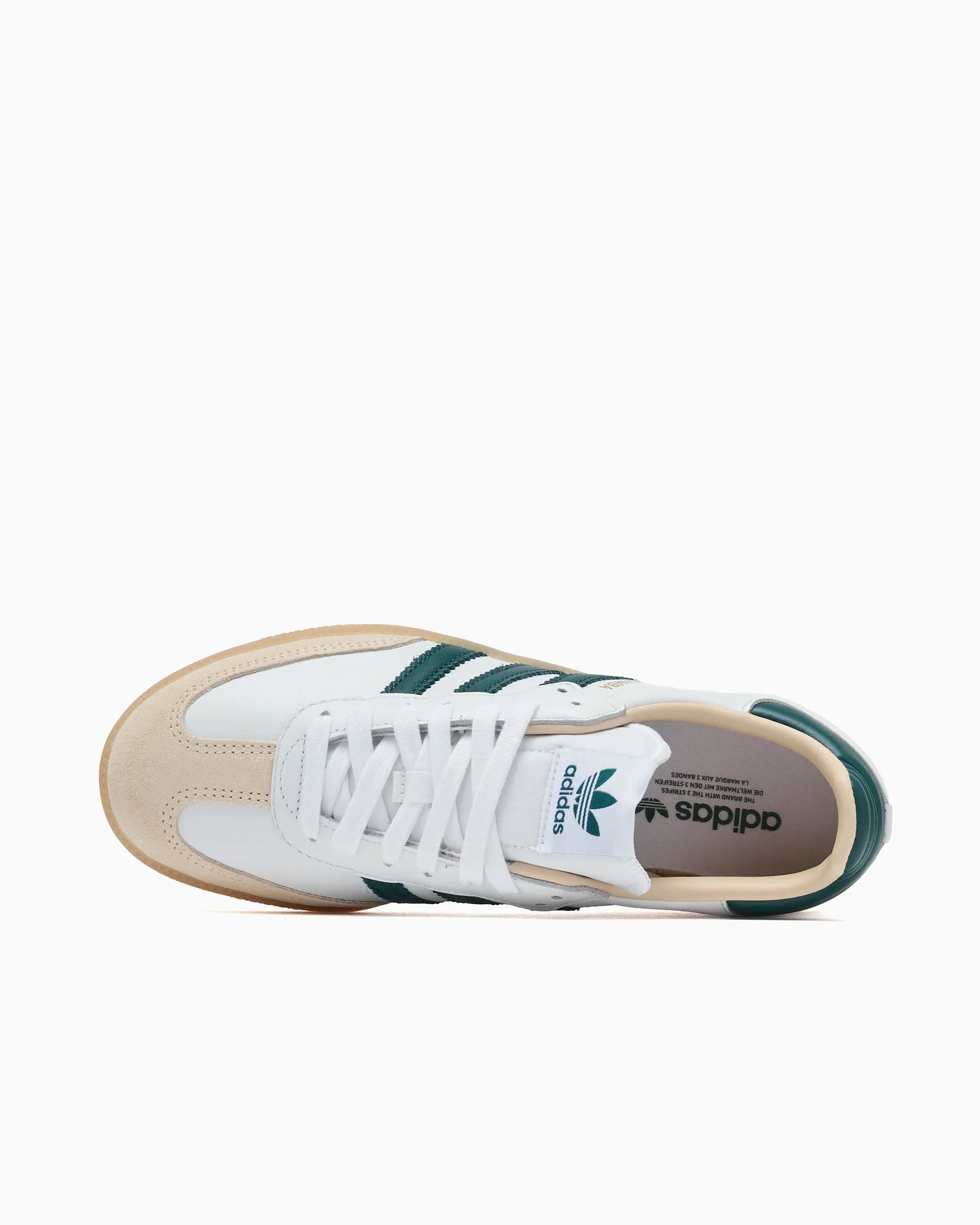 adidas Samba OG Blanc Nuage Vert Collegiate Gum