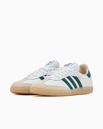 adidas Samba OG Blanc Nuage Vert Collegiate Gum