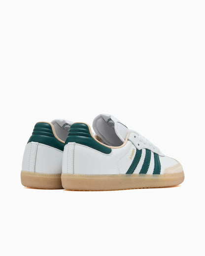 adidas Samba OG Blanc Nuage Vert Collegiate Gum