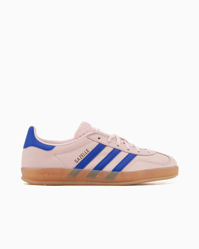 adidas Originals Gazelle Indoor pour femme Rose clair et bleu lucide