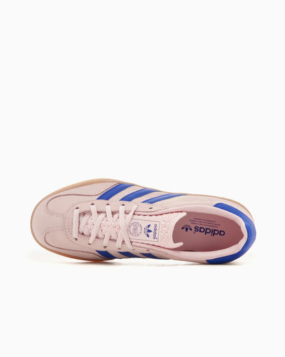 adidas Originals Gazelle Indoor pour femme Rose clair et bleu lucide