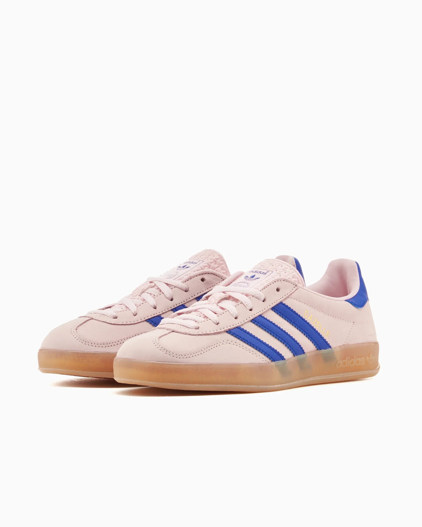 adidas Originals Gazelle Indoor pour femme Rose clair et bleu lucide