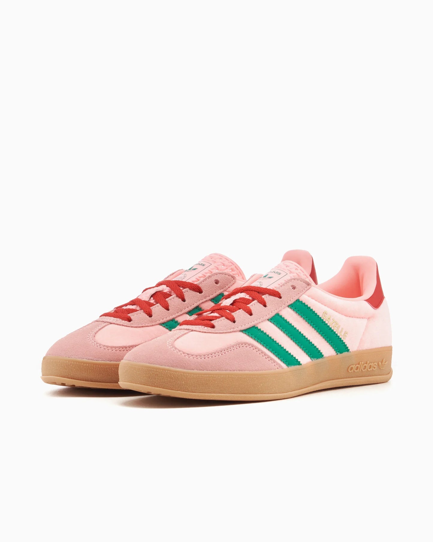 adidas Originals Gazelle Indoor Velours Rose pour femme