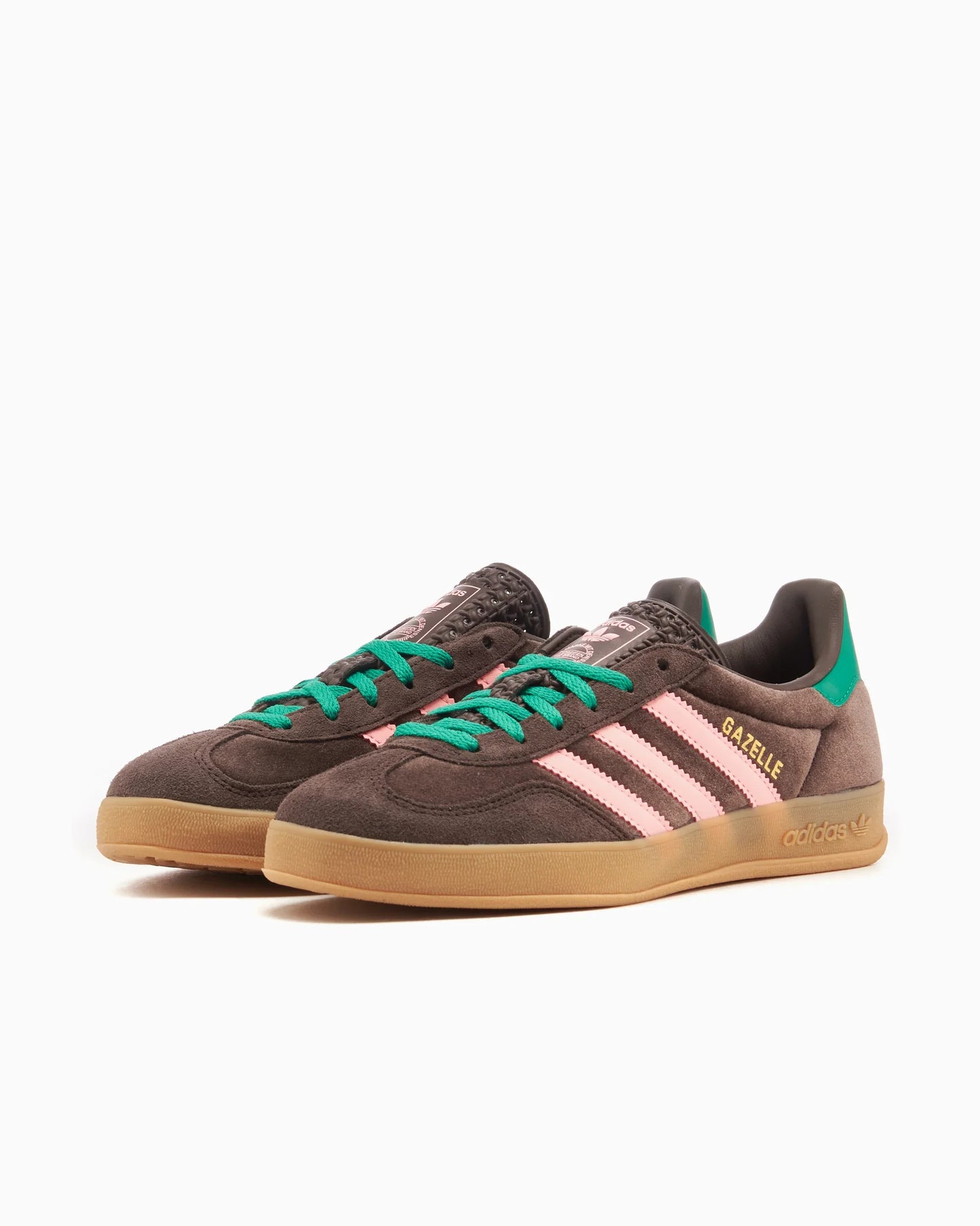 adidas Originals Gazelle Indoor pour femme en velours brun