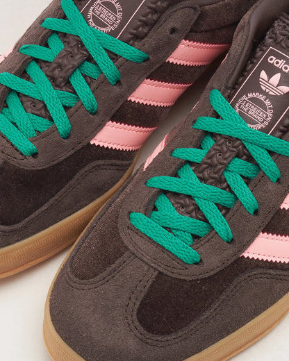 adidas Originals Gazelle Indoor pour femme en velours brun