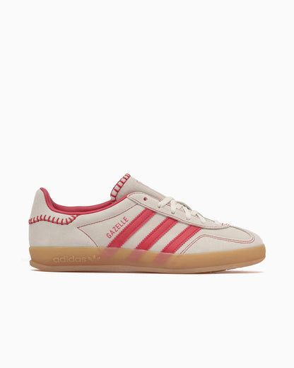 adidas Originals Gazelle Indoor Femme beige/écarlate