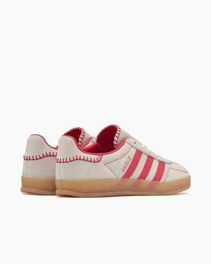adidas Originals Gazelle Indoor Femme beige/écarlate