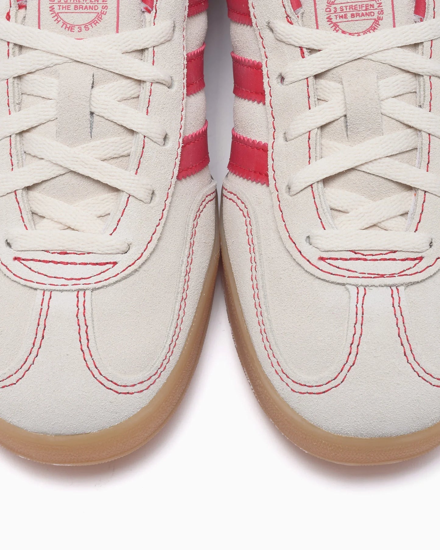 adidas Originals Gazelle Indoor Femme beige/écarlate