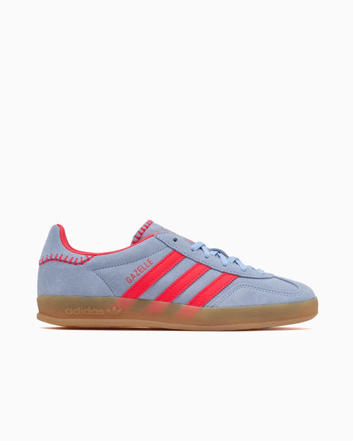 adidas Originals Gazelle Indoor Femme Rouge clair Bleu ciel