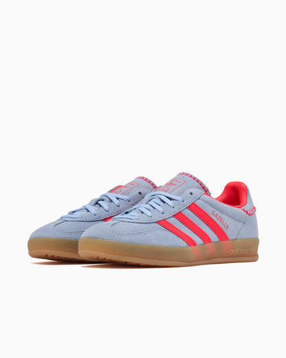 adidas Originals Gazelle Indoor Femme Rouge clair Bleu ciel