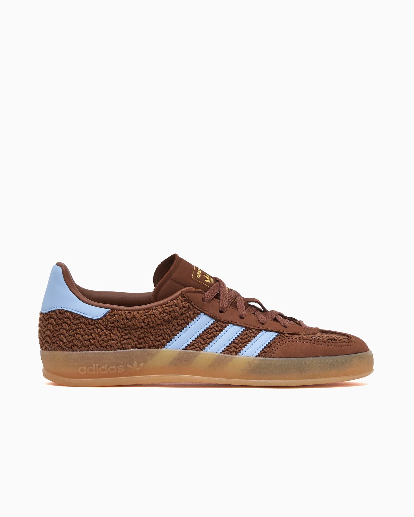 adidas Originals Gazelle Indoor pour femmes d'occasion Marron ciel clair semelle gomme