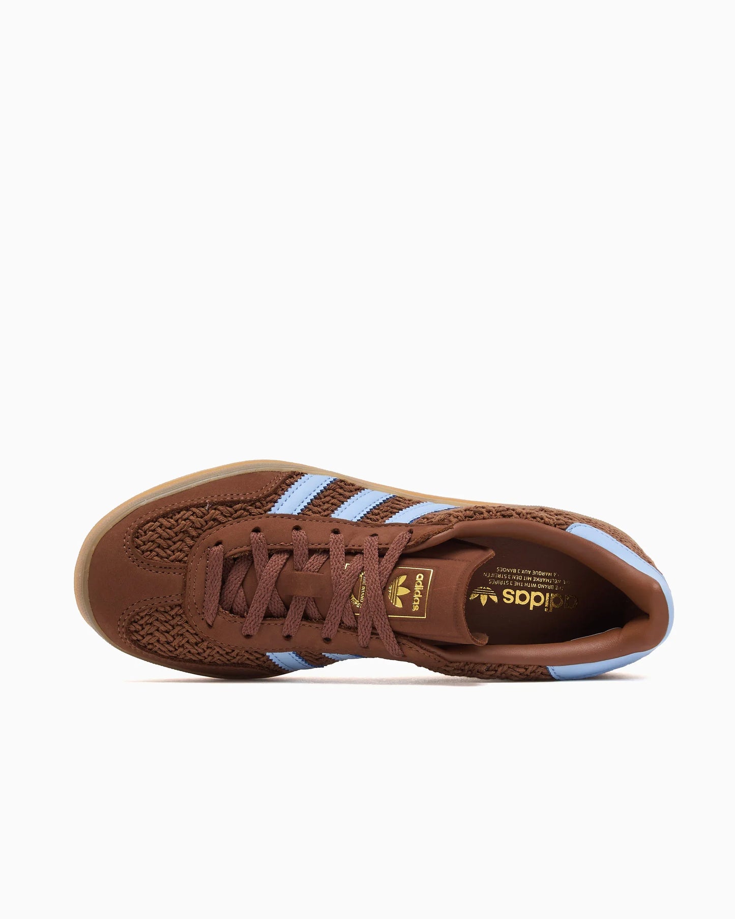 adidas Originals Gazelle Indoor pour femmes d'occasion Marron ciel clair semelle gomme