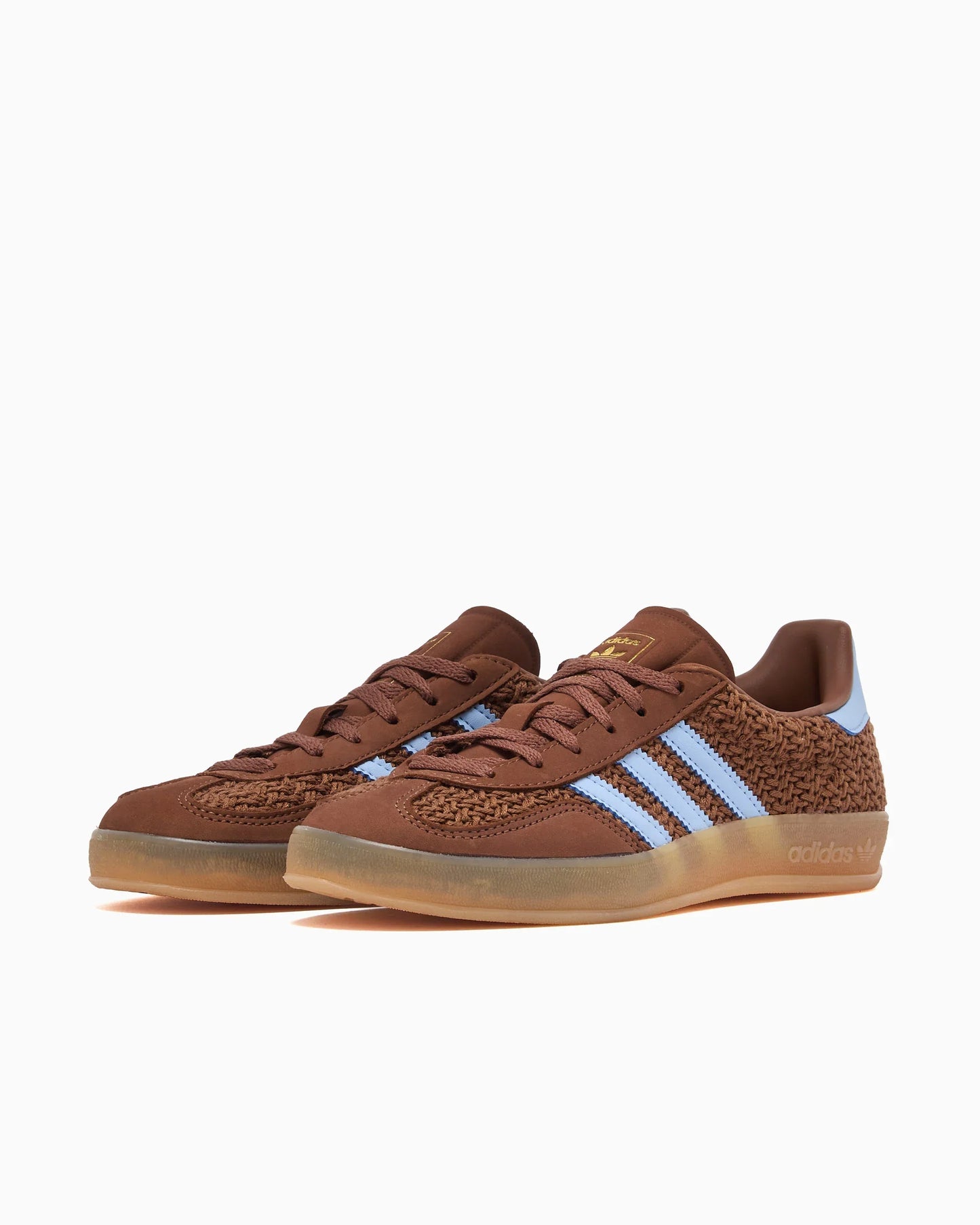 adidas Originals Gazelle Indoor pour femmes d'occasion Marron ciel clair semelle gomme