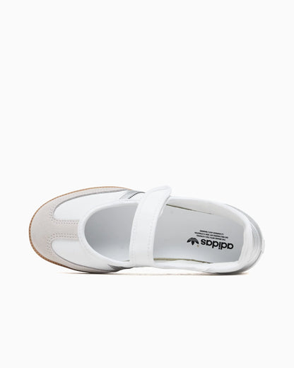 adidas Samba Jane Blanc et Argent Métallisé (Femme)