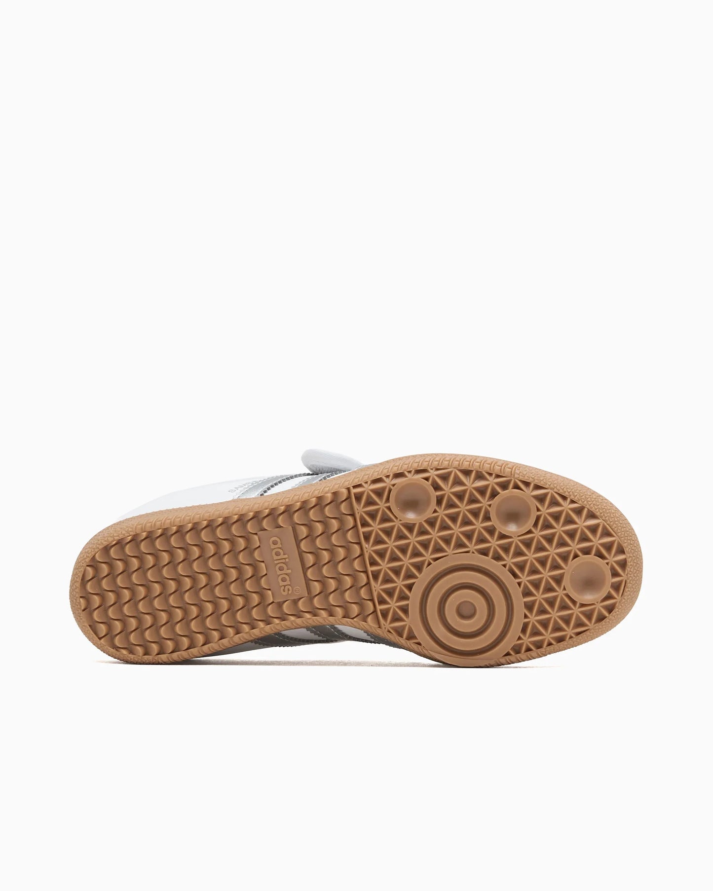 adidas Samba Jane Blanc et Argent Métallisé (Femme)