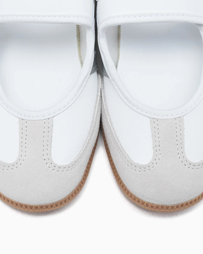 adidas Samba Jane Blanc et Argent Métallisé (Femme)