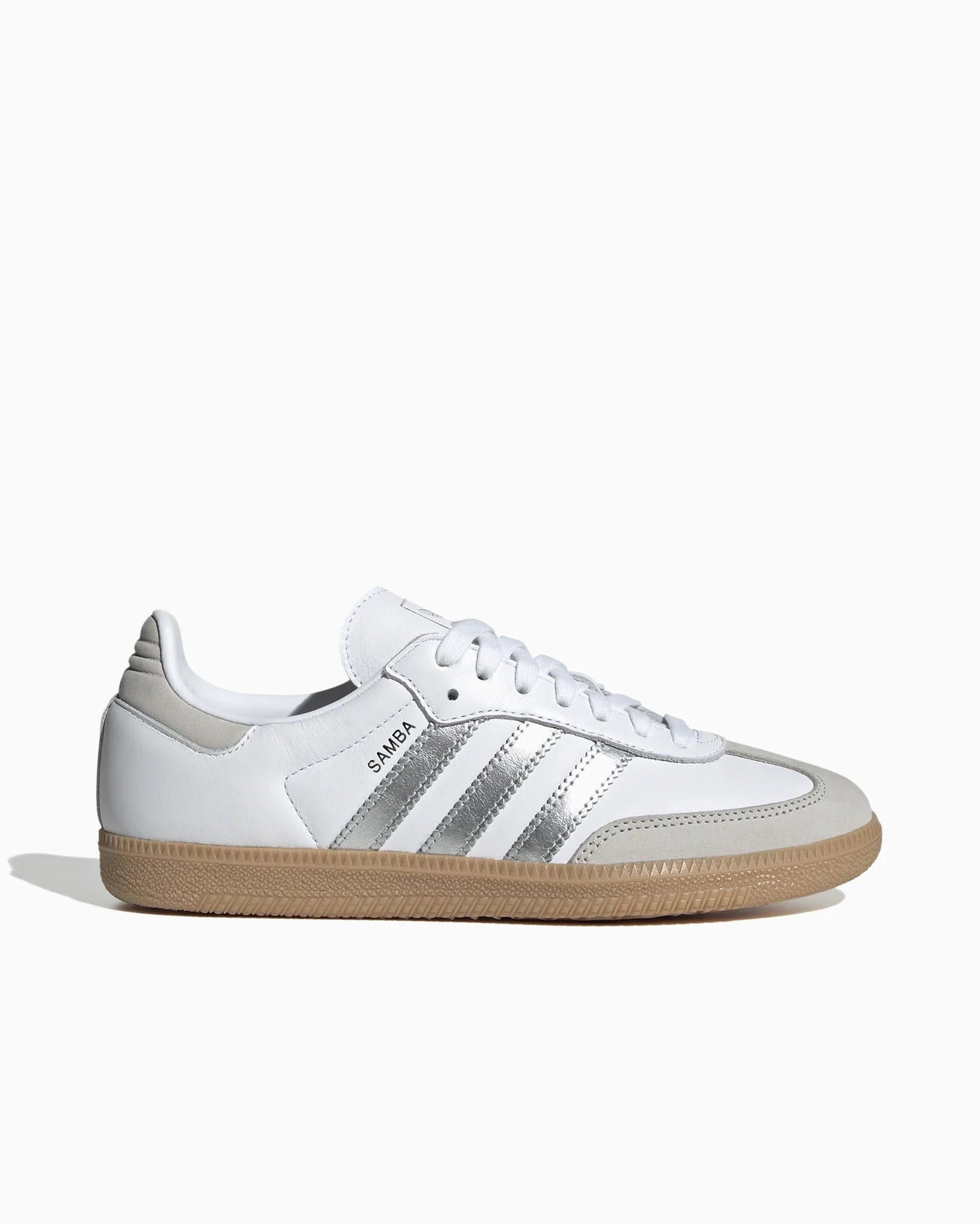 adidas Samba OG Blanc Argent Gris Métallisé (Femme)