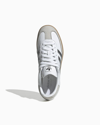 adidas Samba OG Blanc Argent Gris Métallisé (Femme)