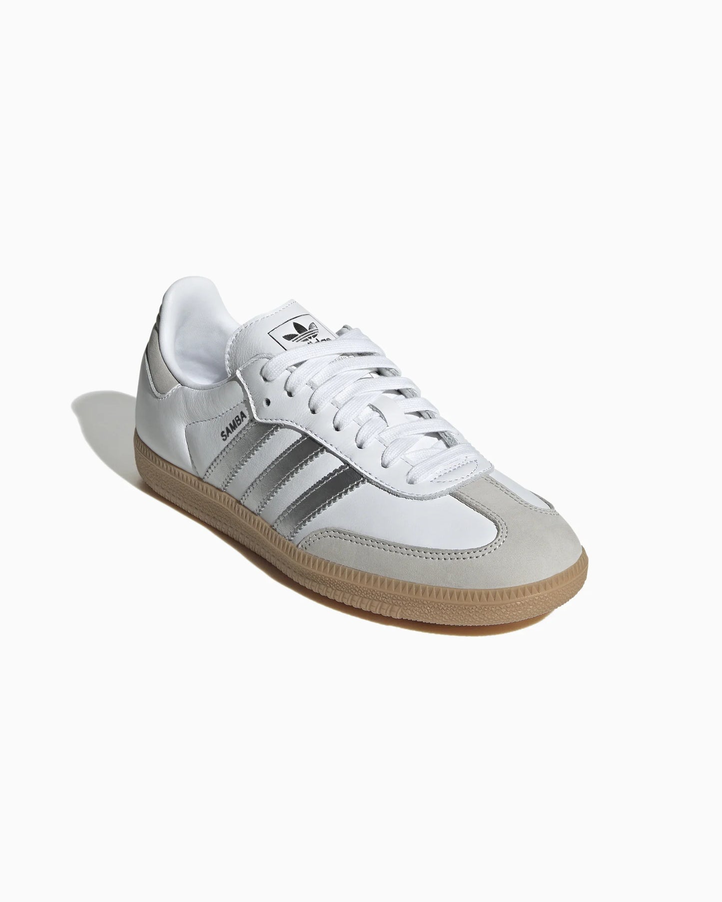 adidas Samba OG Blanc Argent Gris Métallisé (Femme)