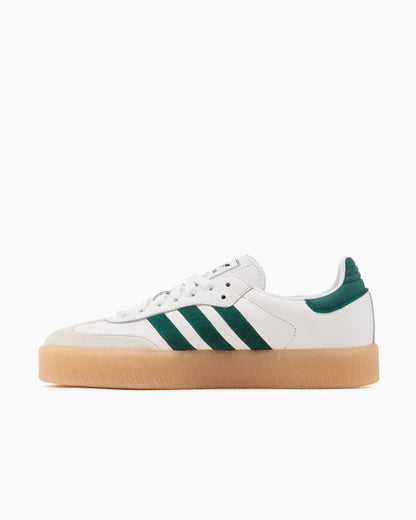 adidas Sambae Blanc Vert Collegiate Gomme (Femme)