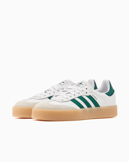 adidas Sambae Blanc Vert Collegiate Gomme (Femme)