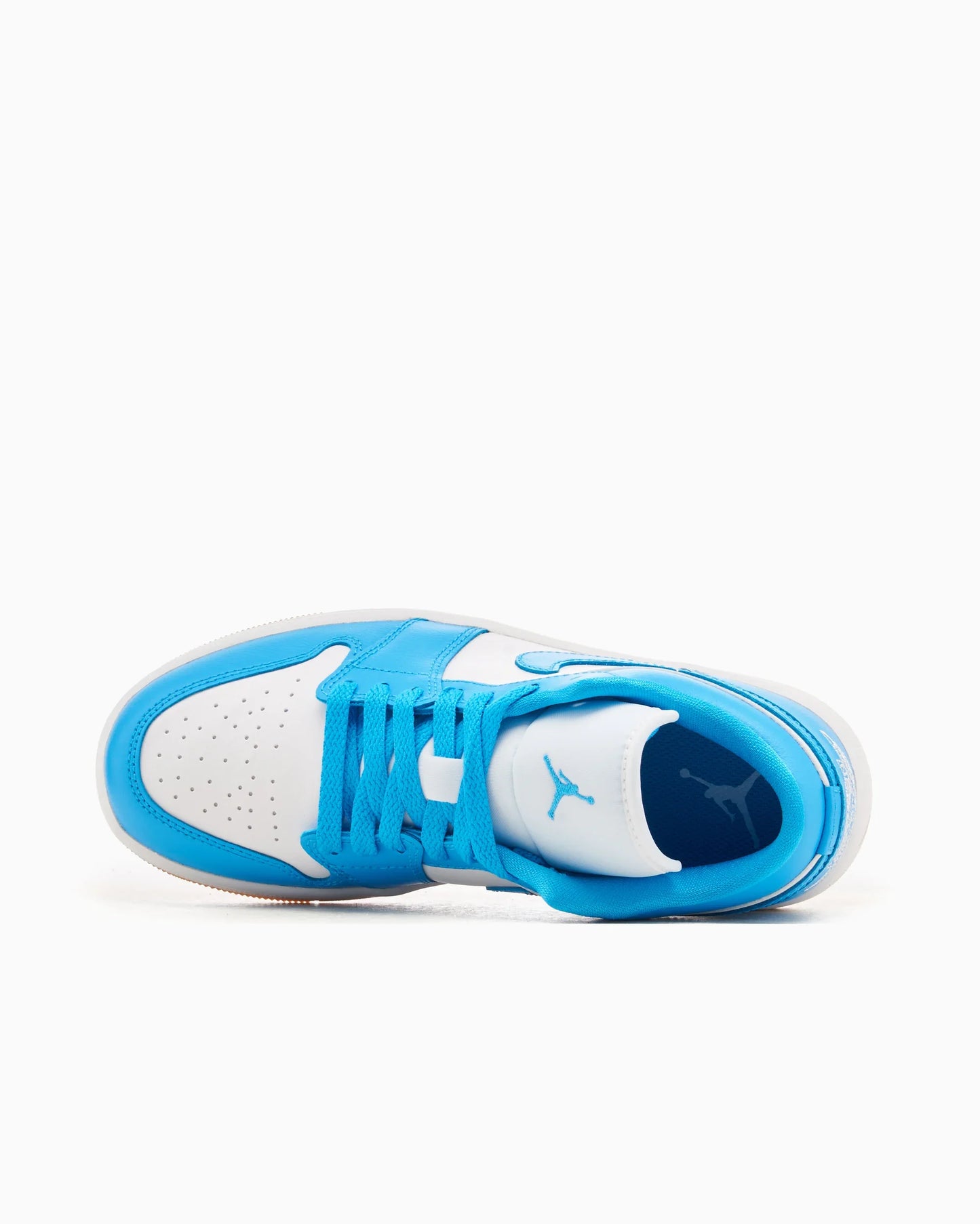 Air Jordan 1 Low Femme Blanc Gum Brun clair Bleu poudré foncé