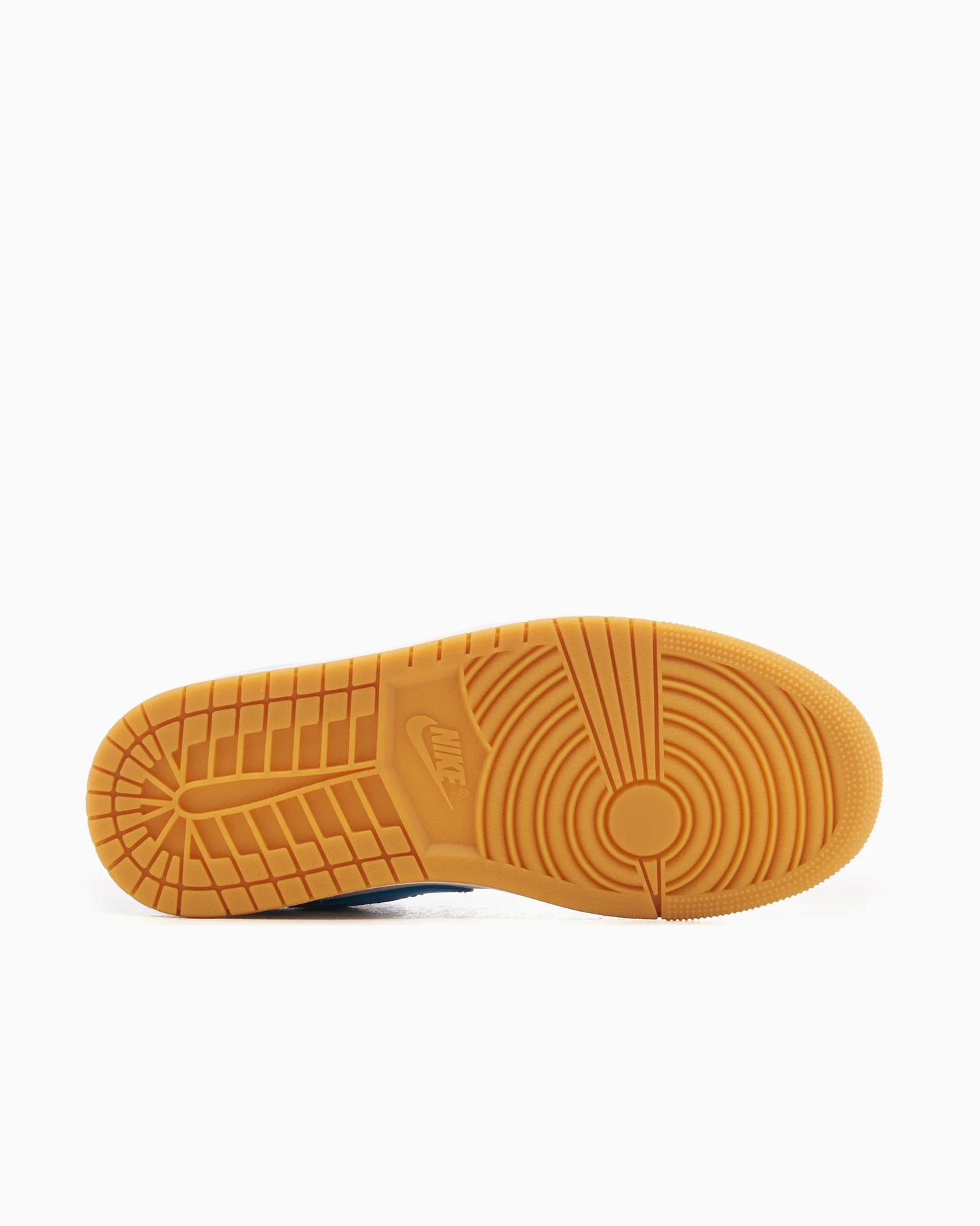 Air Jordan 1 Low Femme Blanc Gum Brun clair Bleu poudré foncé