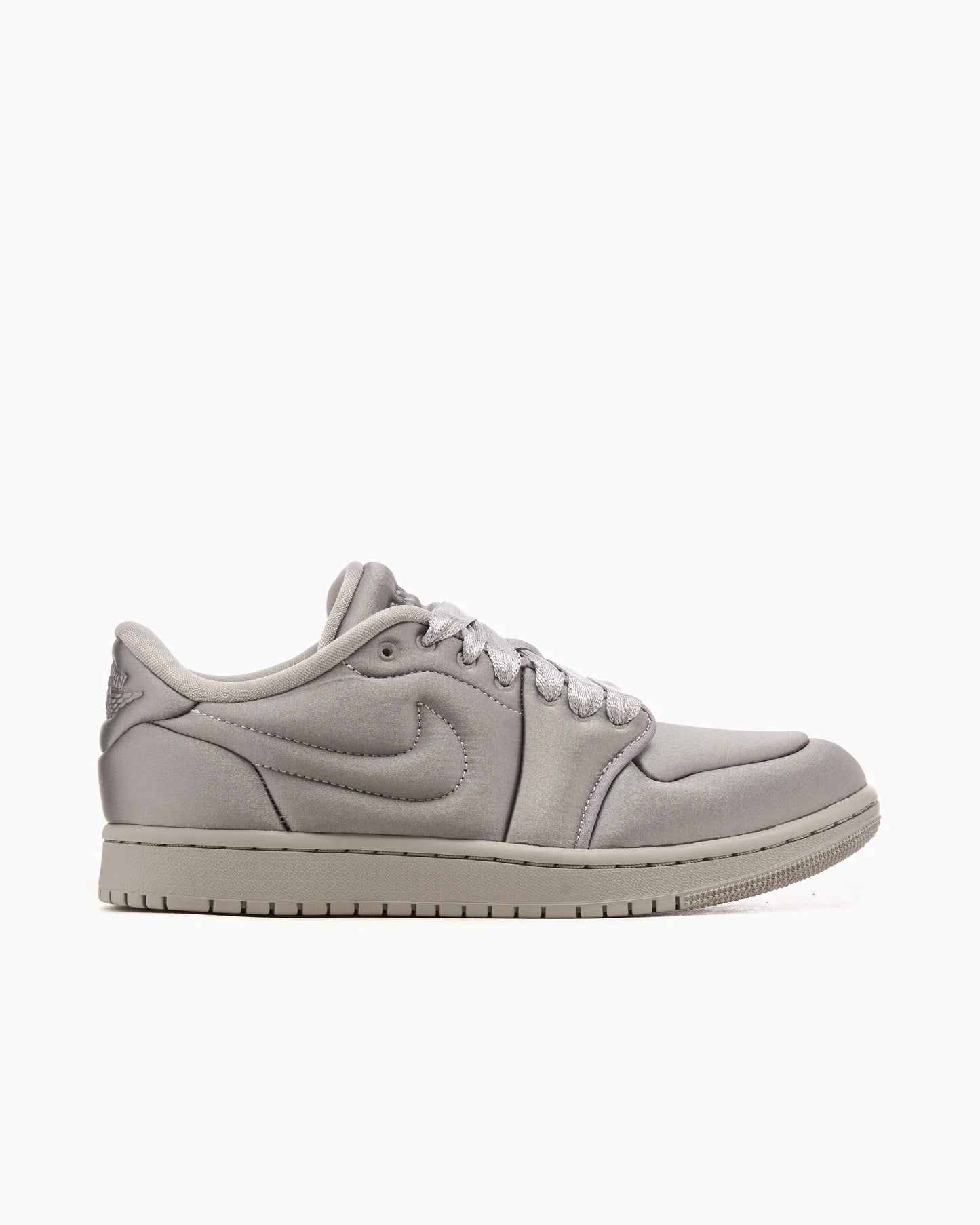 Air Jordan Femme 1 Low Méthode de fabrication satin Gris moyen