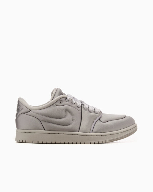 Air Jordan Femme 1 Low Méthode de fabrication satin Gris moyen