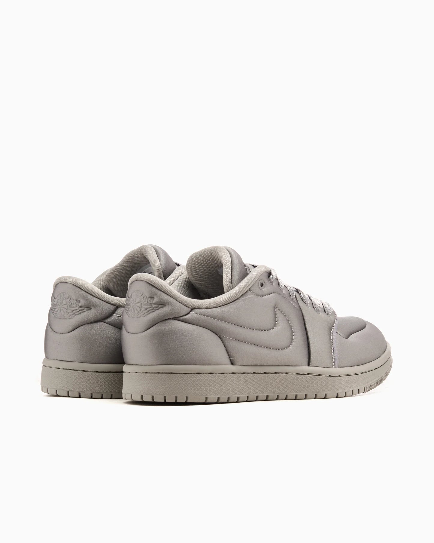 Air Jordan Femme 1 Low Méthode de fabrication satin Gris moyen