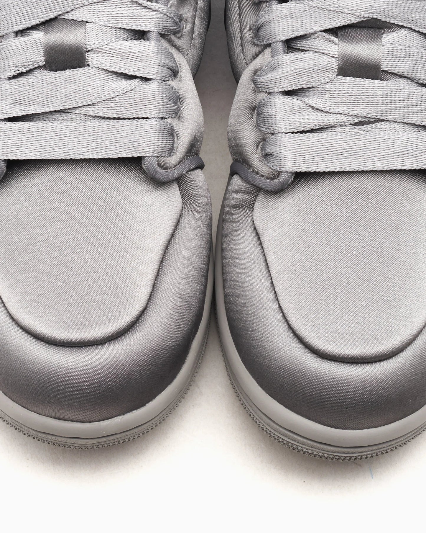Air Jordan Femme 1 Low Méthode de fabrication satin Gris moyen