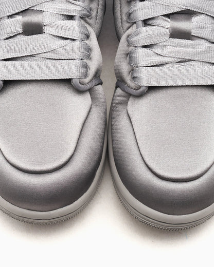 Air Jordan Femme 1 Low Méthode de fabrication satin Gris moyen