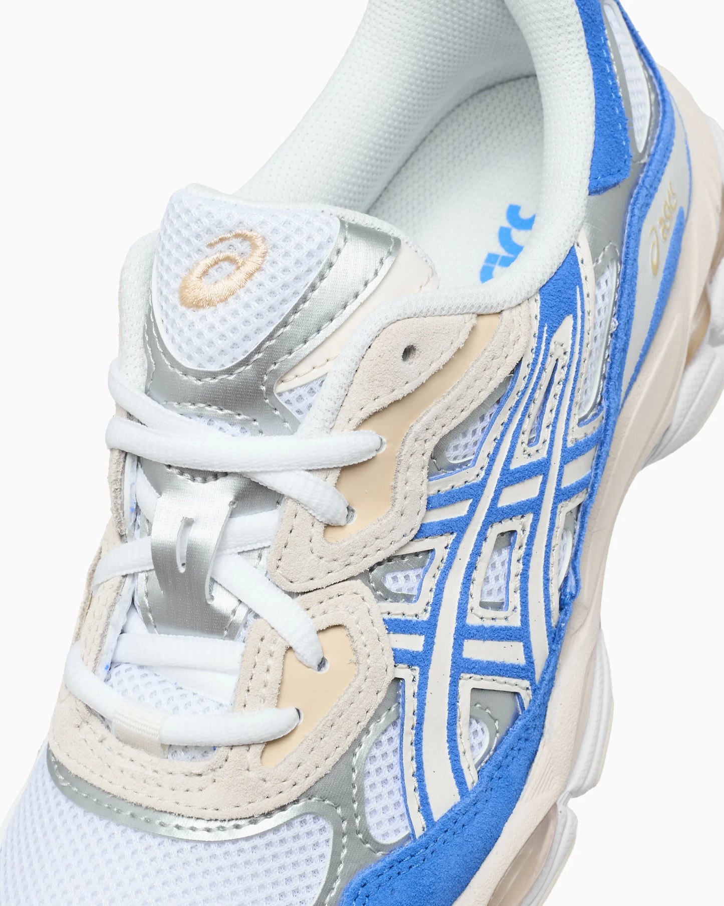 ASICS Gel-NYC Blanc Bleu Côte