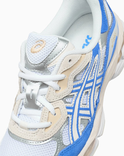 ASICS Gel-NYC Blanc Bleu Côte