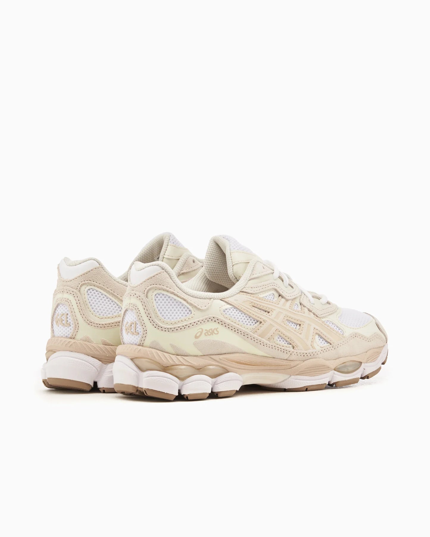 ASICS Gel-NYC Blanc et Gris Plume